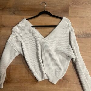 Forever 21 Cream Knit Sweater